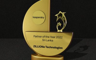 ZILLIONe Recognized as Kaspersky Partner of the Year 2022 in Sri Lanka